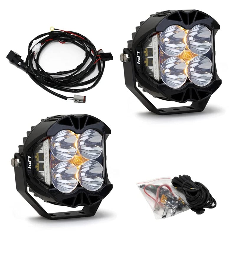 Baja Designs LP4 Pro LED Light Pods  2 LED Lights Spot Lens Clear